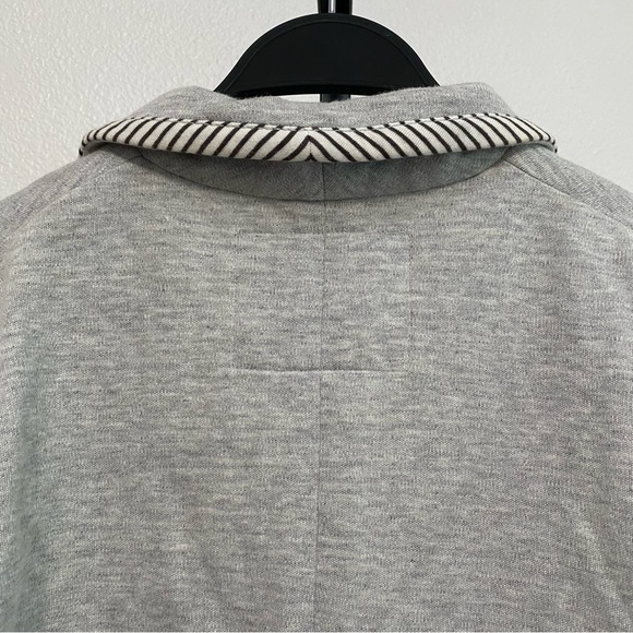 Cartonnier Women's Gray Cotton Sport‎ Coat Blazer 8 Preppy Academia Twee - Picture 6 of 12